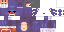 Minecraft skin texture, 64x32 legacy pixels