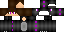 Minecraft skin texture, 64x32 legacy pixels