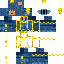Minecraft skin texture, 64x64 pixels
