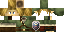 Minecraft skin texture, 64x32 legacy pixels
