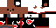 Minecraft skin texture, 64x32 legacy pixels