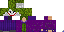 Minecraft skin texture, 64x32 legacy pixels