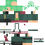 Minecraft skin texture, 64x64 pixels