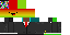 Minecraft skin texture, 64x32 legacy pixels