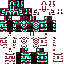 Minecraft skin texture, 64x64 pixels