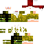 Minecraft skin texture, 64x64 pixels