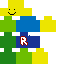 Minecraft skin texture, 64x64 pixels