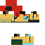 Minecraft skin texture, 64x64 pixels