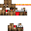 Minecraft skin texture, 64x64 pixels