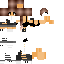 Minecraft skin texture, 64x64 pixels