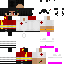 Minecraft skin texture, 64x64 pixels
