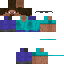 Minecraft skin texture, 64x64 pixels