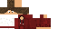 Minecraft skin texture, 64x32 legacy pixels