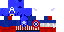 Minecraft skin texture, 64x32 legacy pixels