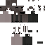 Minecraft skin texture, 64x64 pixels