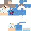 Minecraft skin texture, 64x64 pixels