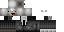 Minecraft skin texture, 64x32 legacy pixels