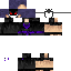 Minecraft skin texture, 64x64 pixels