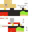 Minecraft skin texture, 64x64 pixels