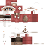 Minecraft skin texture, 64x64 pixels