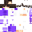 Minecraft skin texture, 64x64 pixels