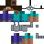 Minecraft skin texture, 64x64 pixels