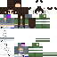 Minecraft skin texture, 64x64 pixels