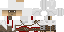 Minecraft skin texture, 64x32 legacy pixels