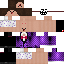 Minecraft skin texture, 64x64 pixels
