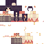 Minecraft skin texture, 64x64 pixels