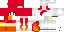 Minecraft skin texture, 64x32 legacy pixels
