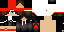 Minecraft skin texture, 64x32 legacy pixels
