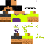 Minecraft skin texture, 64x64 pixels