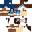 Minecraft skin texture, 64x64 pixels