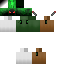 Minecraft skin texture, 64x64 pixels
