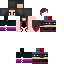 Minecraft skin texture, 64x64 pixels