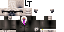 Minecraft skin texture, 64x32 legacy pixels