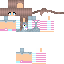 Minecraft skin texture, 64x64 pixels