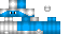 Minecraft skin texture, 64x32 legacy pixels