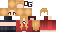 Minecraft skin texture, 64x32 legacy pixels