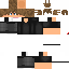 Minecraft skin texture, 64x64 pixels