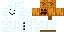 Minecraft skin texture, 64x32 legacy pixels