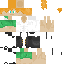 Minecraft skin texture, 64x64 pixels