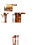 Minecraft skin texture, 64x64 pixels
