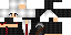 Minecraft skin texture, 64x32 legacy pixels