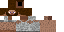Minecraft skin texture, 64x32 legacy pixels