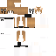 Minecraft skin texture, 64x64 pixels