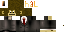 Minecraft skin texture, 64x32 legacy pixels