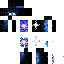 Minecraft skin texture, 64x64 pixels