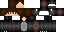 Minecraft skin texture, 64x32 legacy pixels